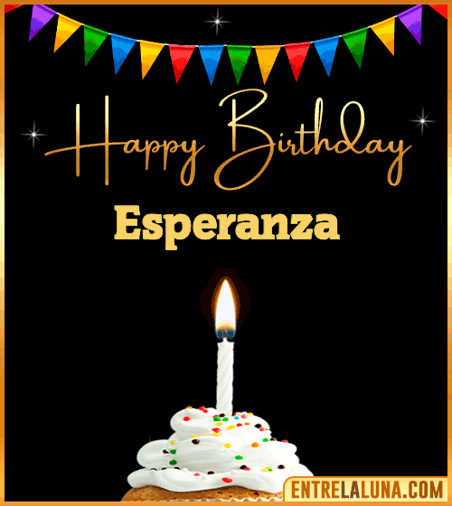 GiF Happy Birthday Esperanza